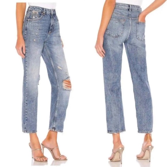 Free People Dakota Distressed Jean - Picture 2 of 7